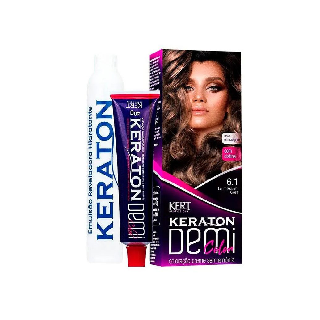 Tonalizante Demi Color 6.1 Louro Escuro Cinza