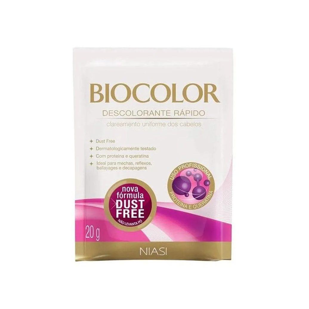 Pó Descolorante Biocolor Queratina 20g