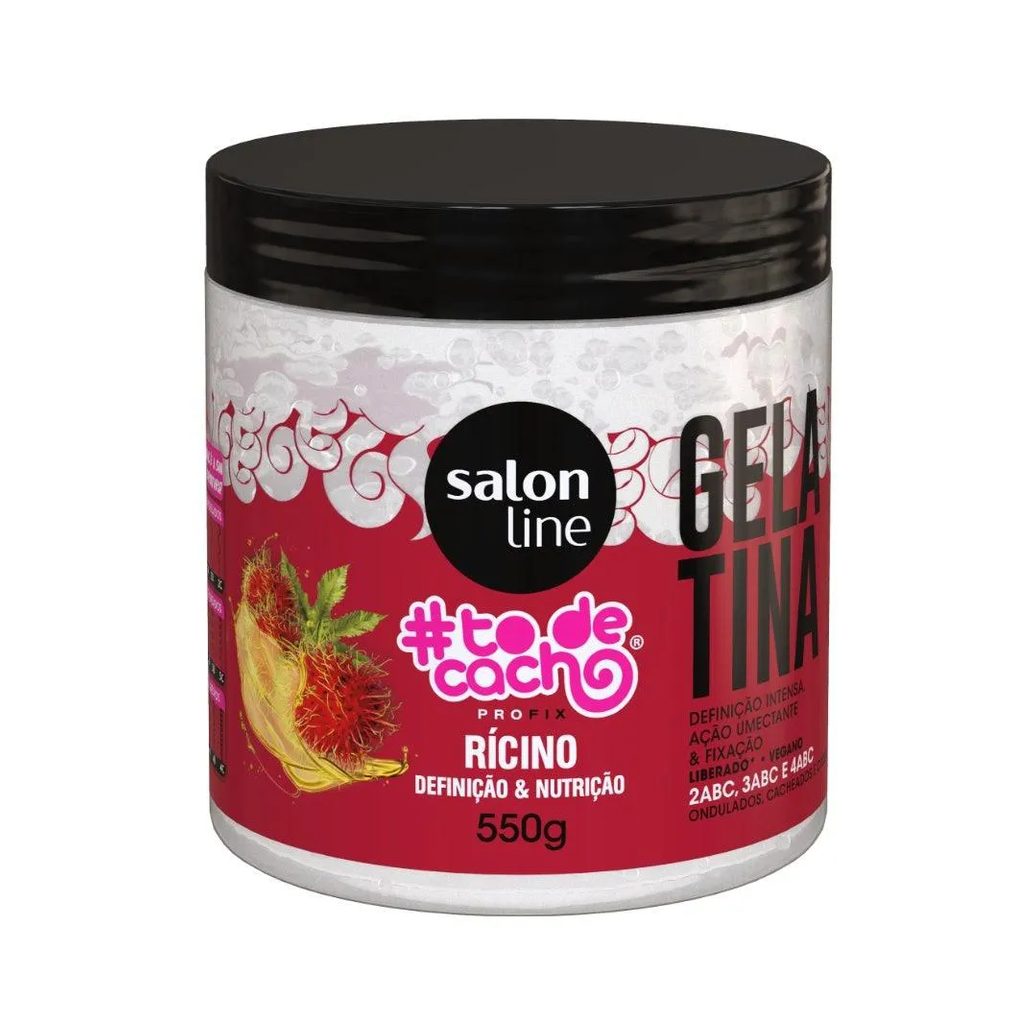 Gelatina Capilar Salon Line #todecacho Rícino 550gr