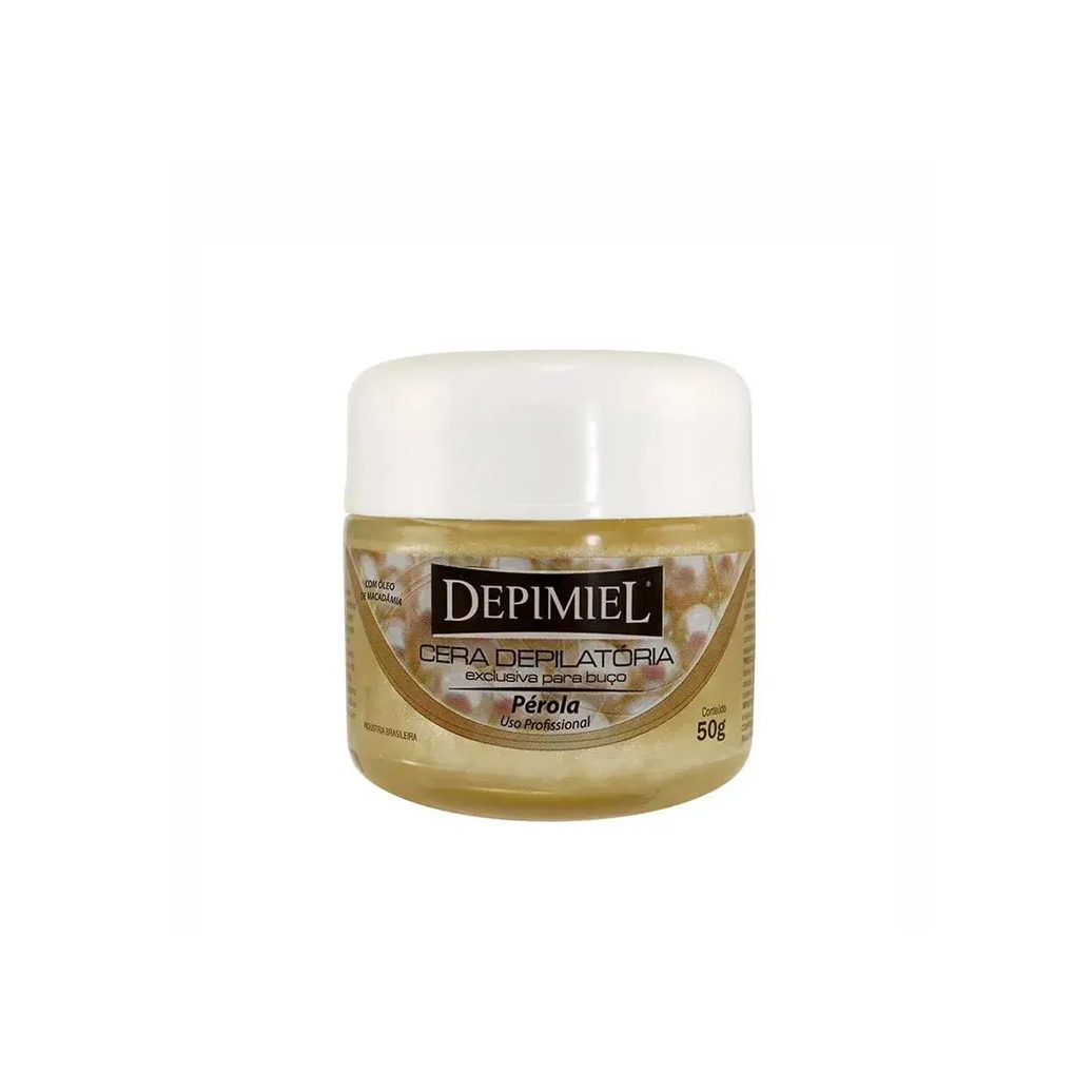 Cera Depilatória Depimiel para Buço Pérola 50g