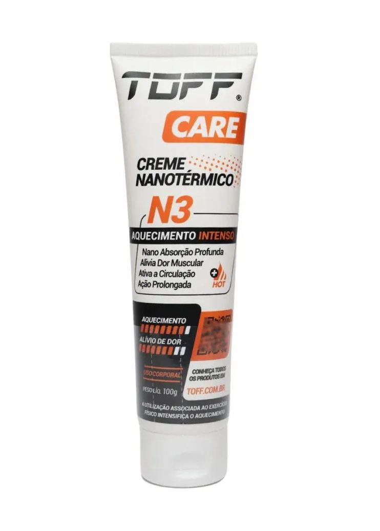 Toff Care Creme Nanotérmico Para Alívio Da Dor N3 - Aquecimento Intenso