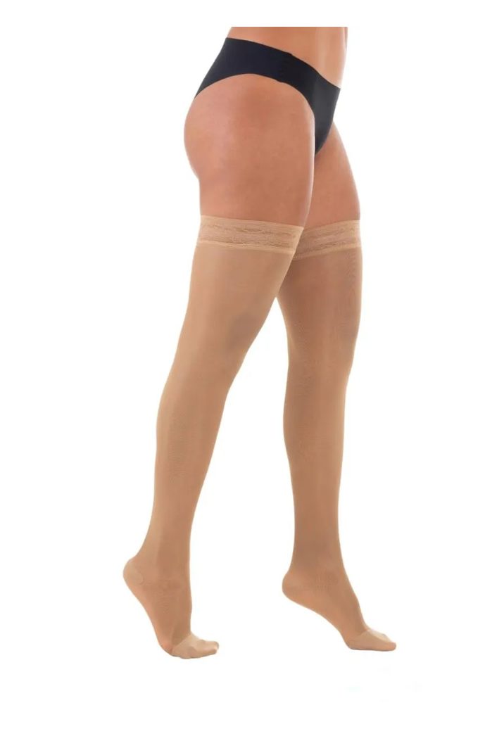 Meia Coxa Legline 15-23 Mmhg Ponteira Fechada Olinda - Venosan G