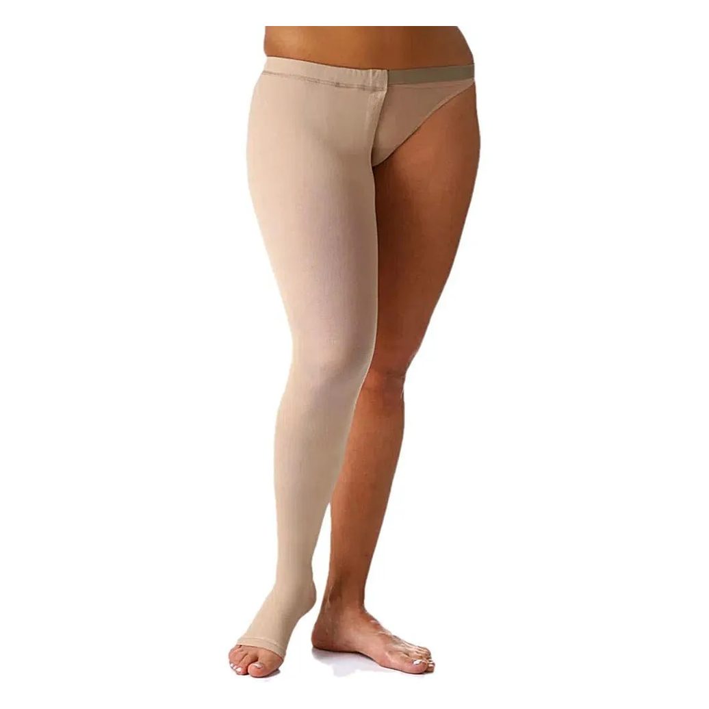 Meia 7/8 Cinta Sigvaris 20-30mmhg Aberta Natural Direito G1