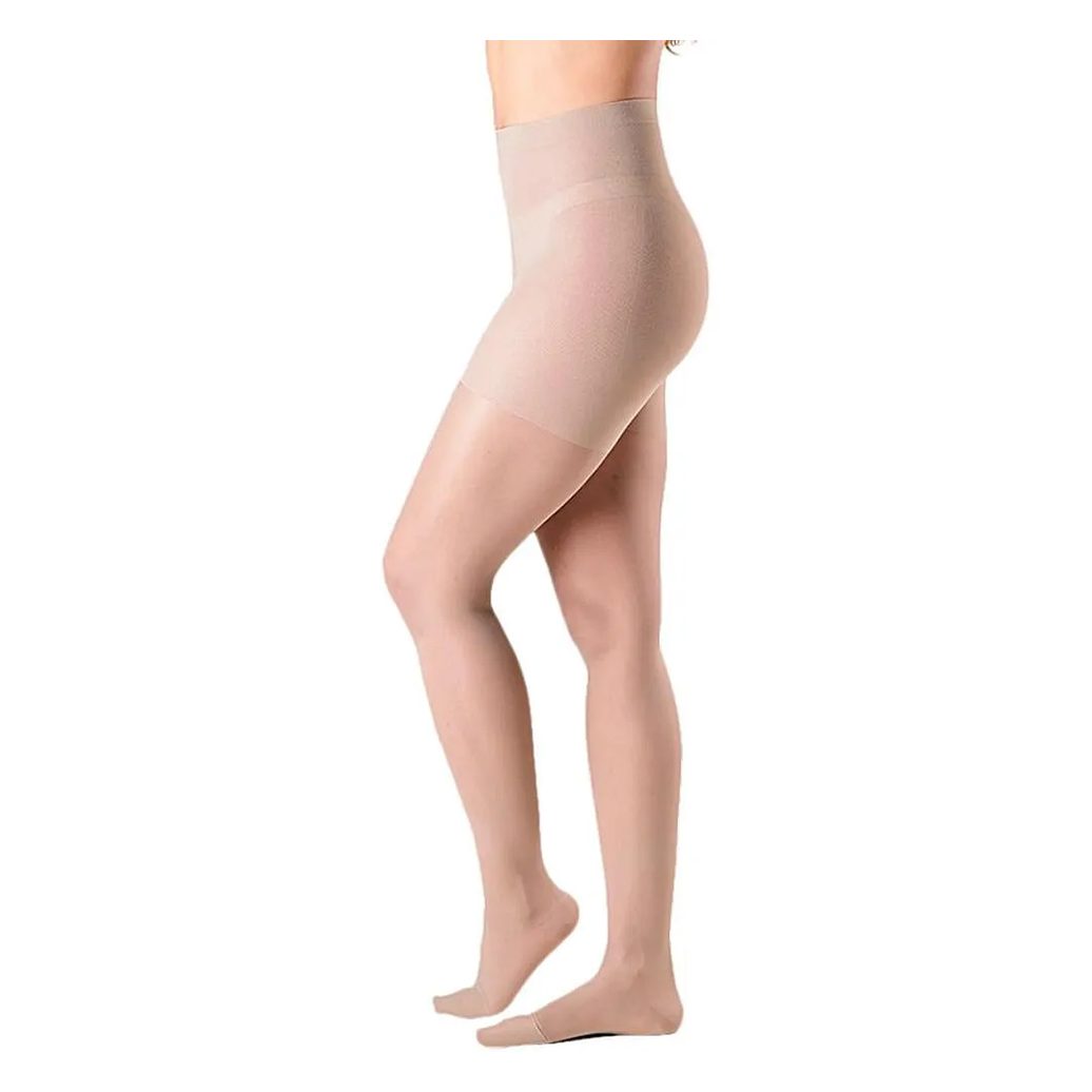 Meia-calça Sigvaris Audace 15-20mmhg Fechada Natural Tam a