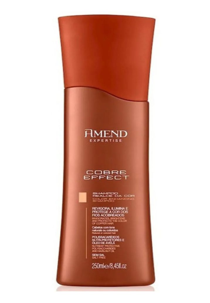 Shampoo Matizador Amend Cobre Effect Realce da Cor 250ml