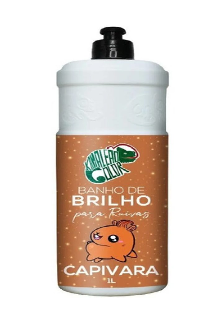Banho de Brilho para Ruivas Capivara Kamaleão Color 1 Litro