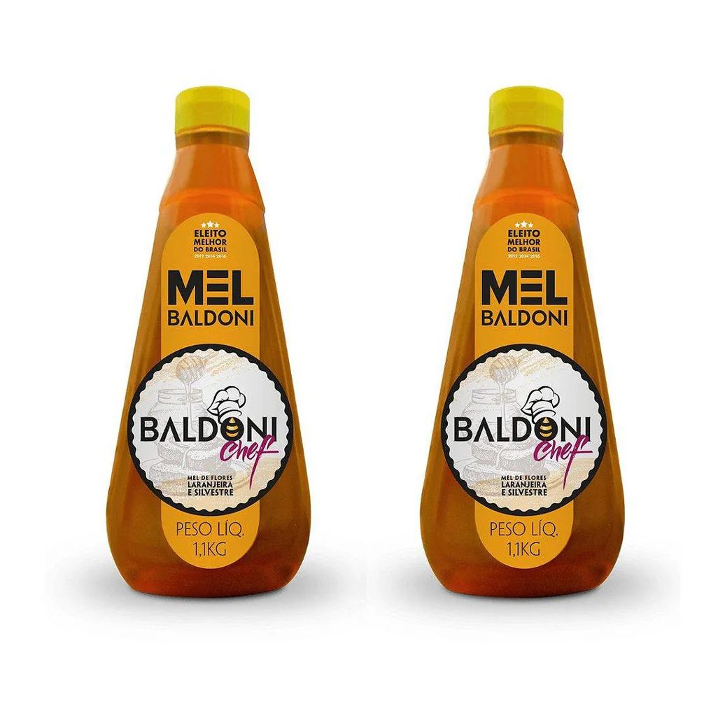Kit 2uni Mel Bisnaga Chef 1100gr - Baldoni