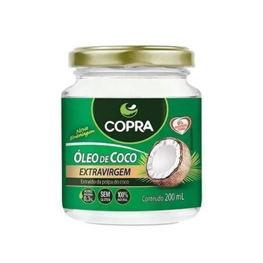 Óleo de Coco Extravirgem 200ml - Copra