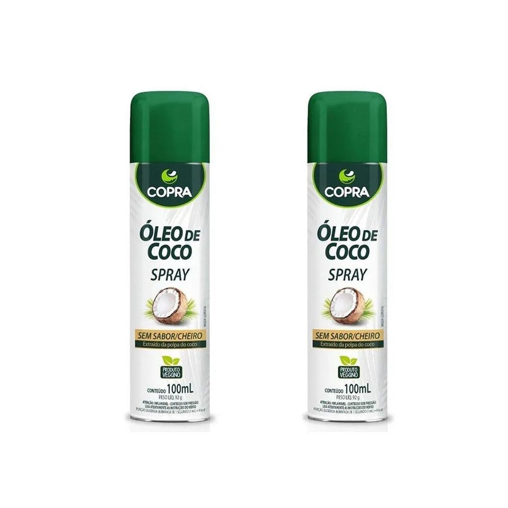 2uni Óleo de Coco Sem Sabor Spray 100ml - Copra
