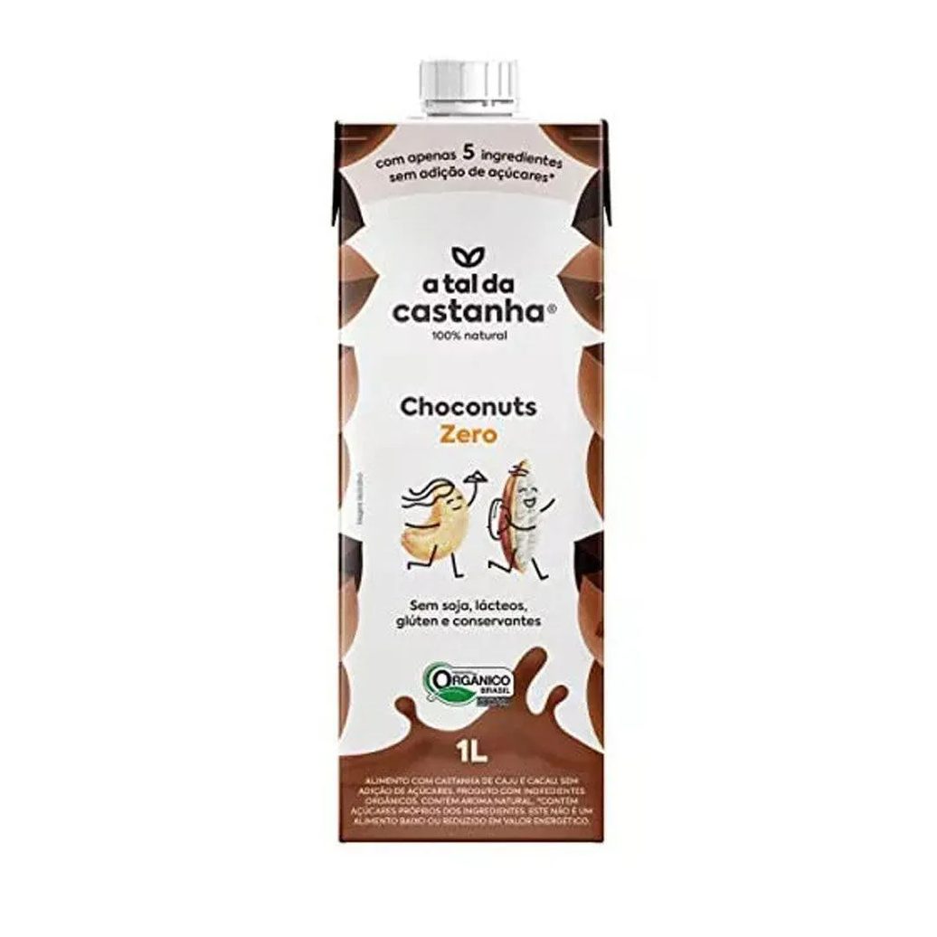 Bebida Vegetal Choconuts Zero a Tal da Castanha 1l Unica