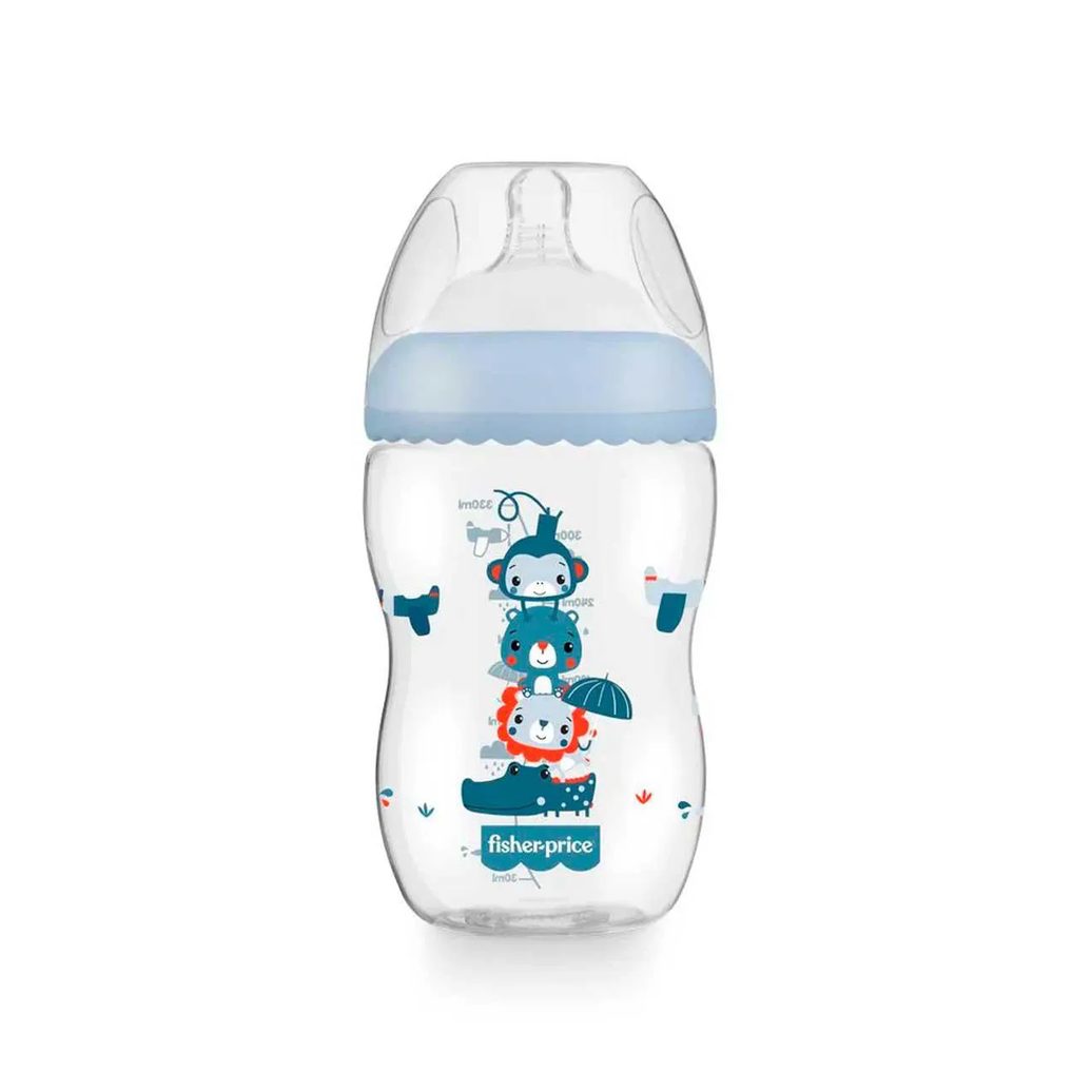 Mamadeira Fisher Price First Moments Azul Marshmallow 330ml