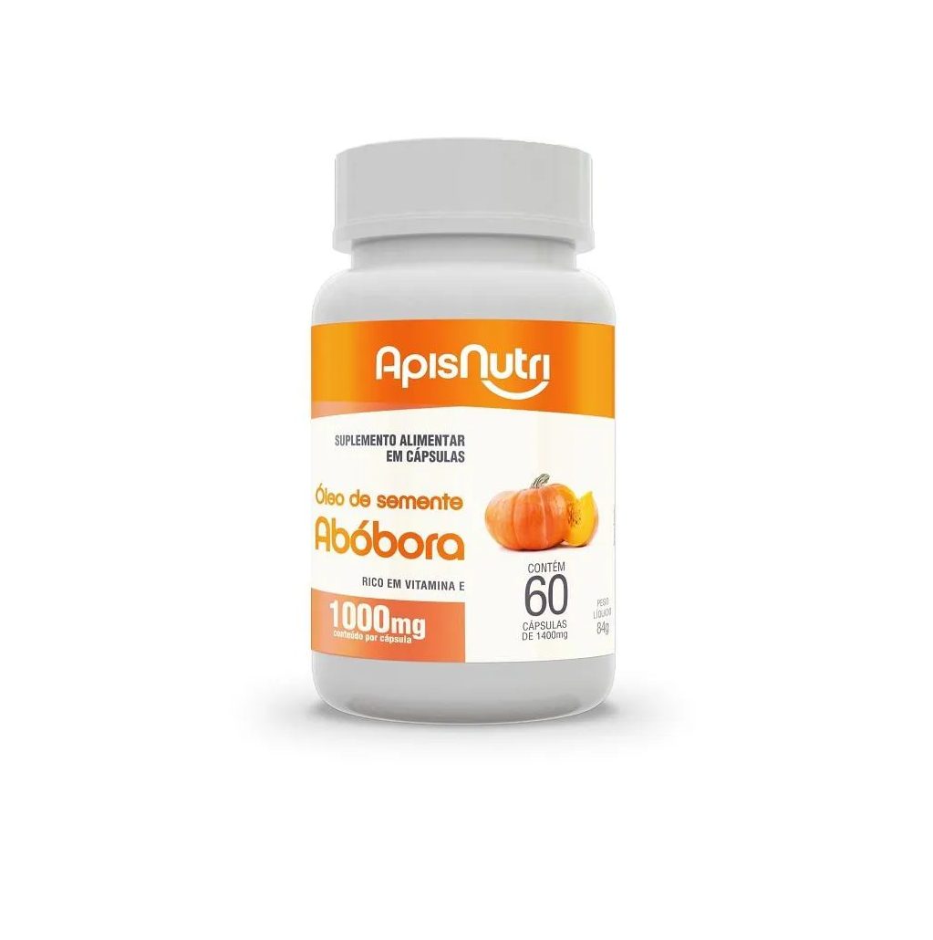 Óleo de Semente de Abóbora 1000mg (60 Cápsulas) - Padrão: Único