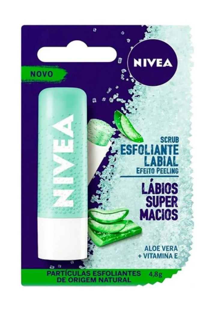 HIDRANTANTE LABIAL NIVEA ESFOLIANTE SCRUB ALOE VERA