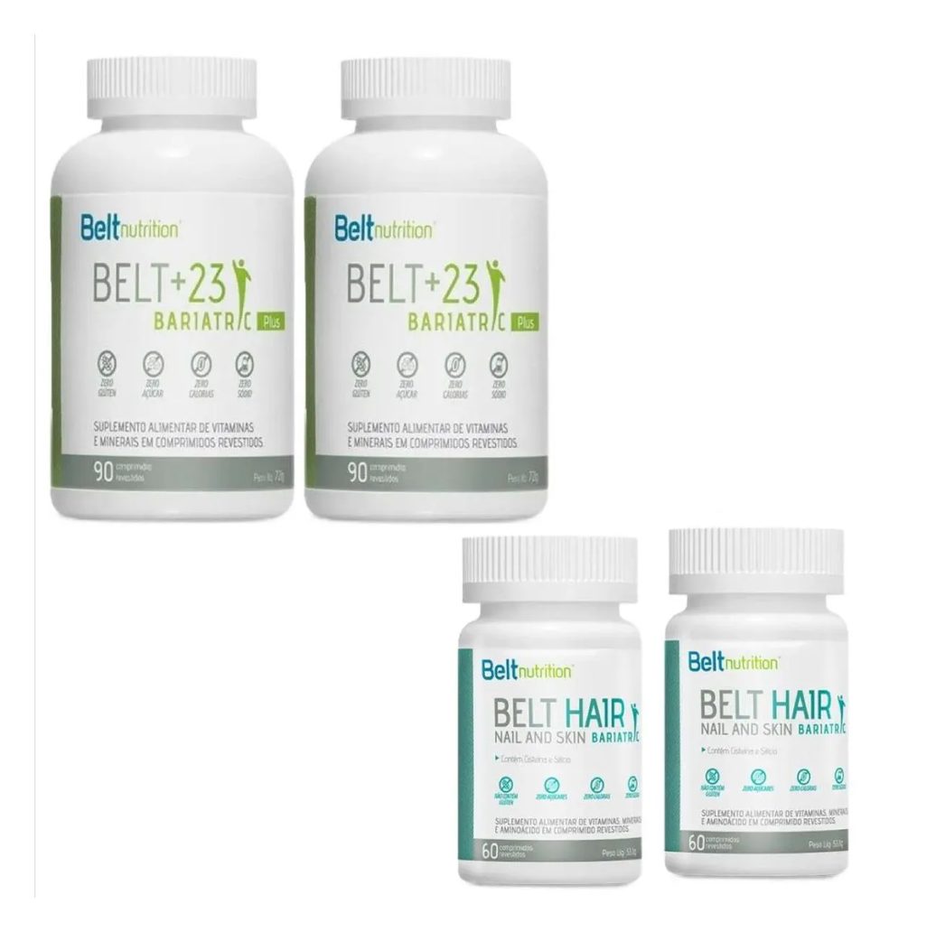 2x Belt+23 Bariatric Plus + 2x Belt Hair Nail Skin Bariatric