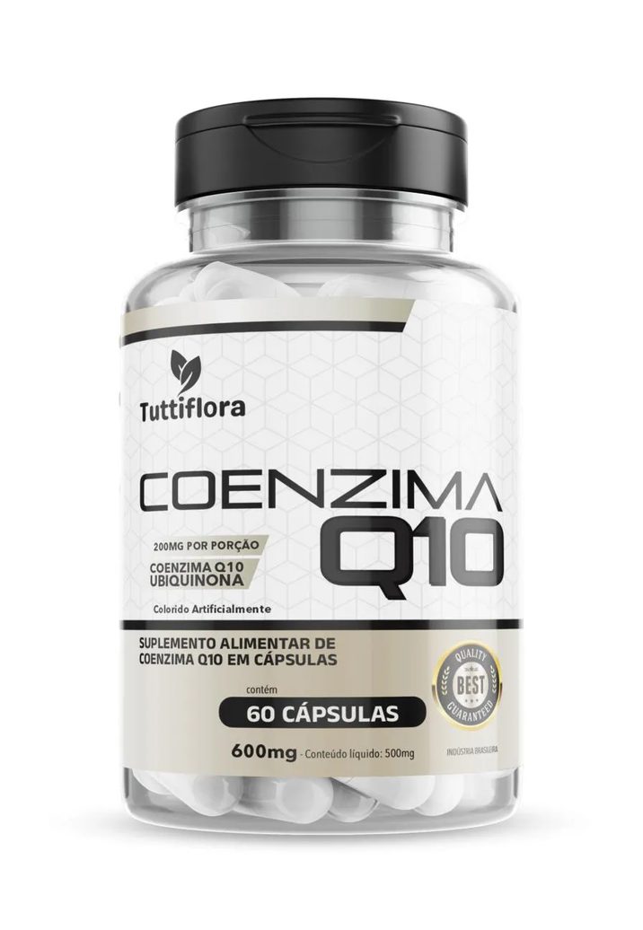 Coenzima Q10 (200mg P/porção) 60 cápsulas Tuttiflora