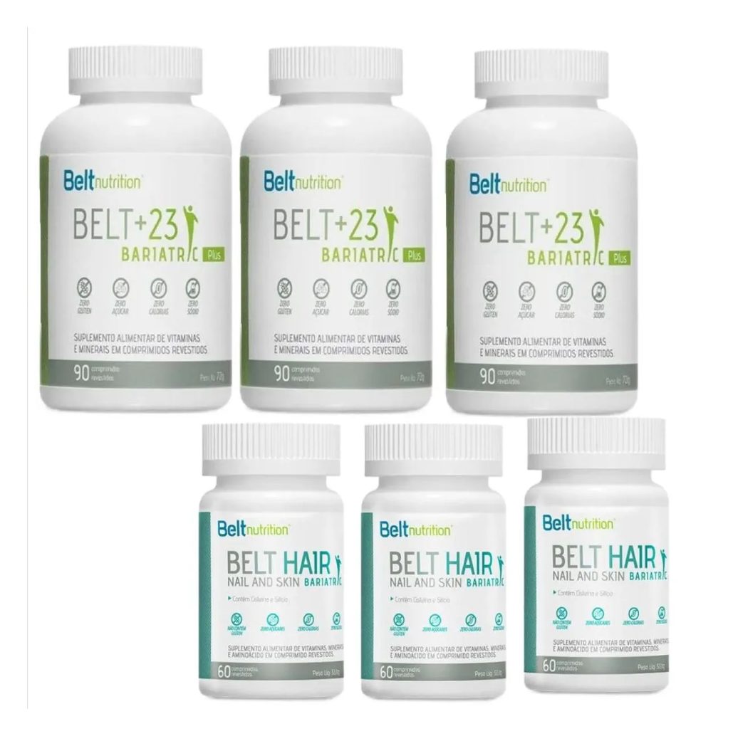 3X Belt+23 Bariatric Plus + 3X Belt Hair Nail Skin Bariatric