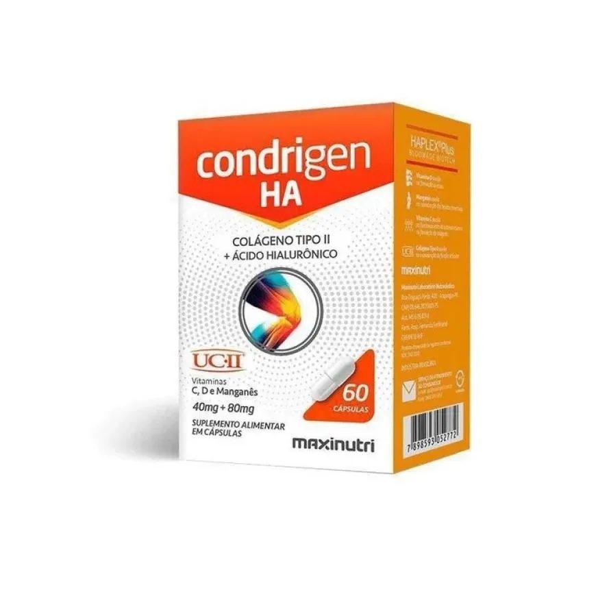 Condrigen Ha Colágeno Tipo Ii + Ácido Hialurônico (60 Cápsulas) - Padrão: Único