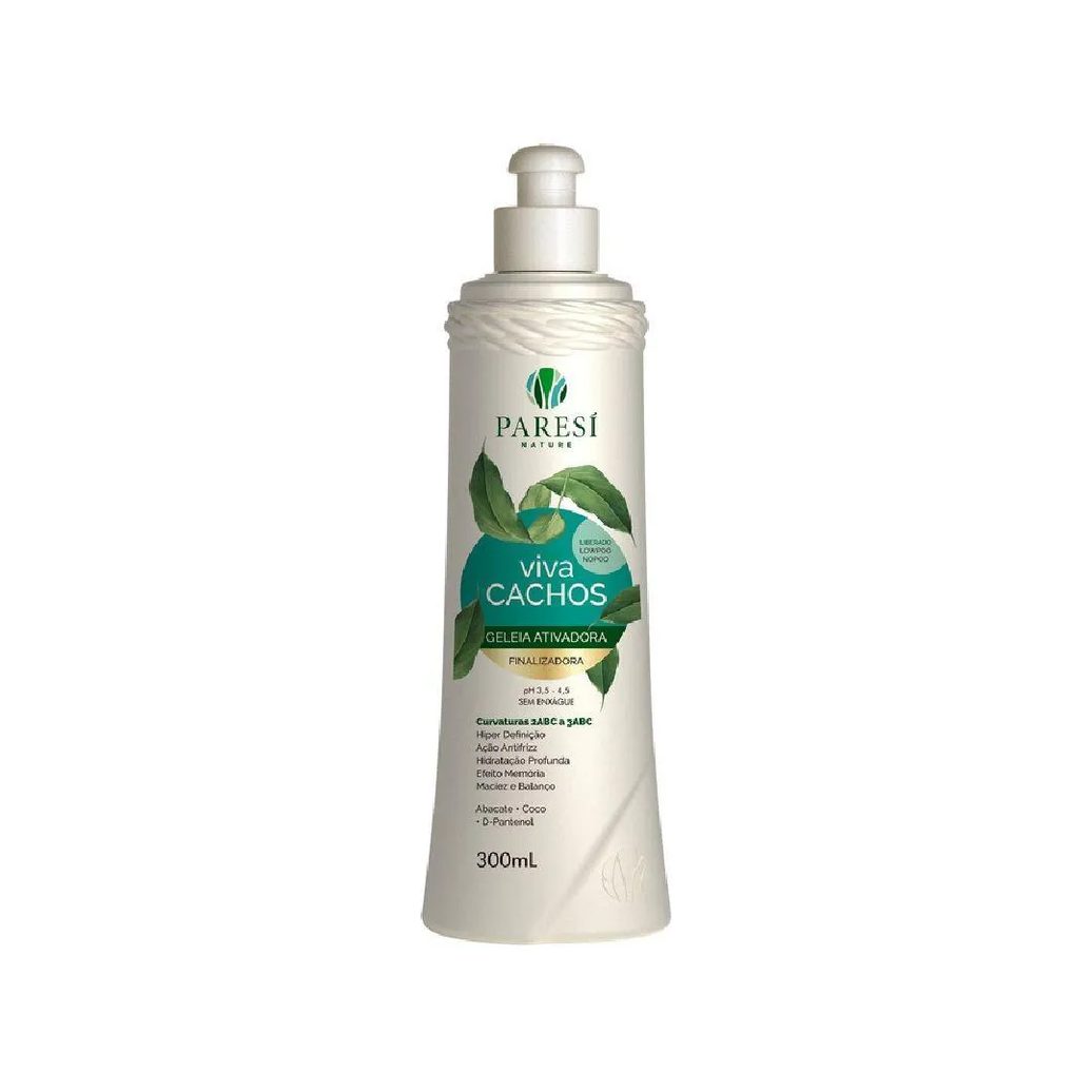 Geleia Ativadora Finalizadora Viva Cachos 300ml Paresí Nature