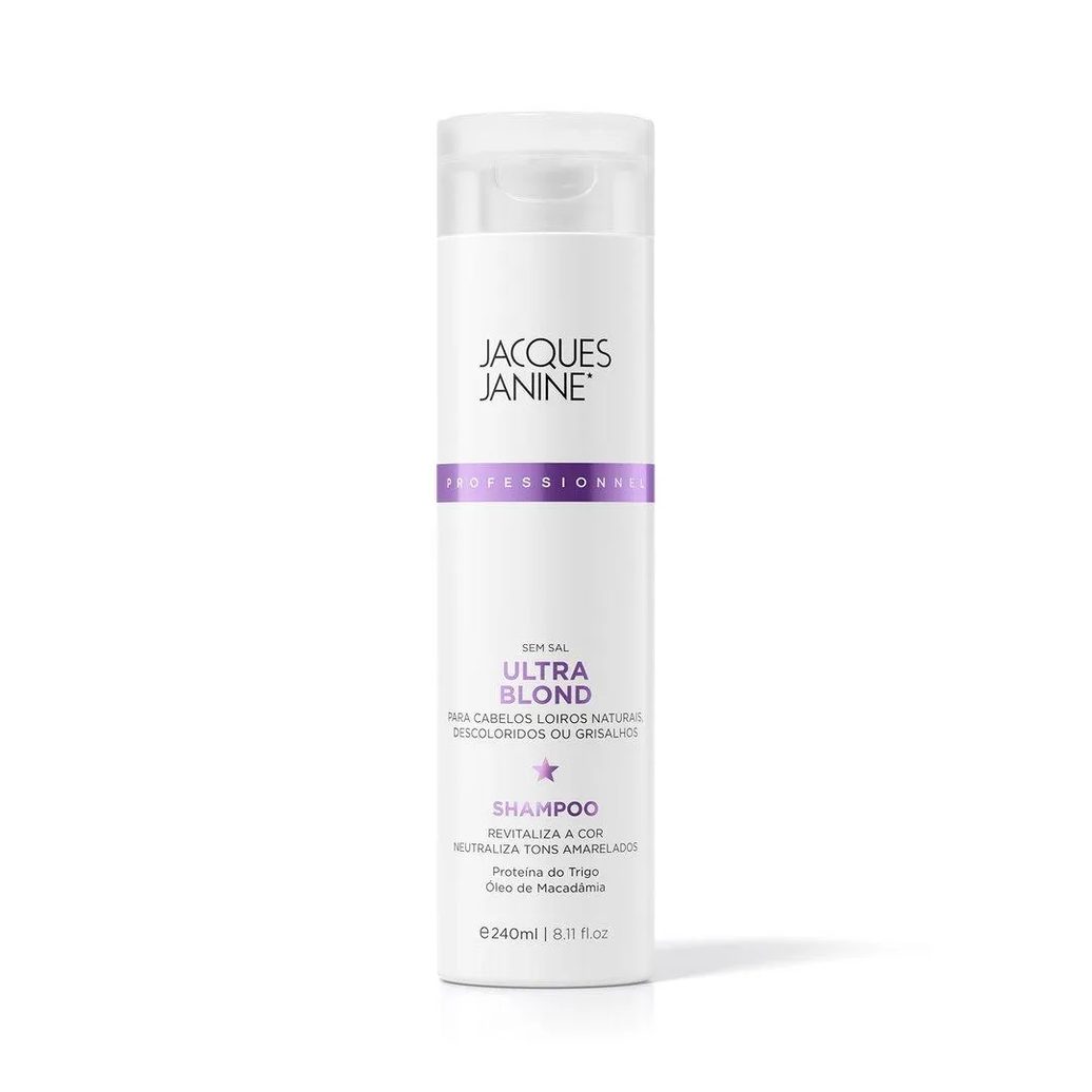 SHAMPOO JACQUES JANINE ULTRA BLOND - 240ML