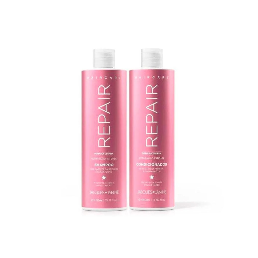 Kit Jacques Janine Hair Care Repair Shampoo 450ML + Condicionador 440ML