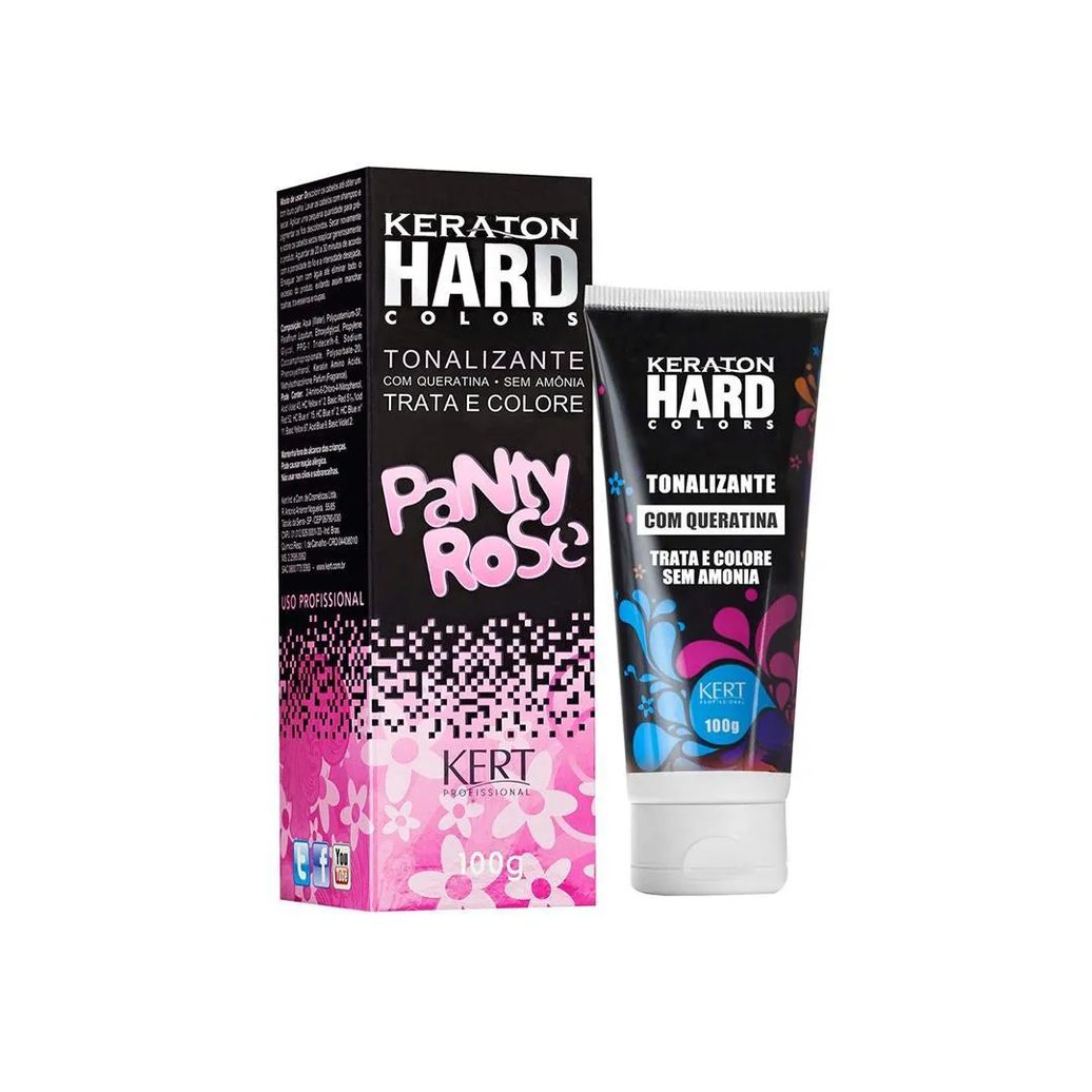 Tonalizante Keraton Hard Color Panty Rose - 100G