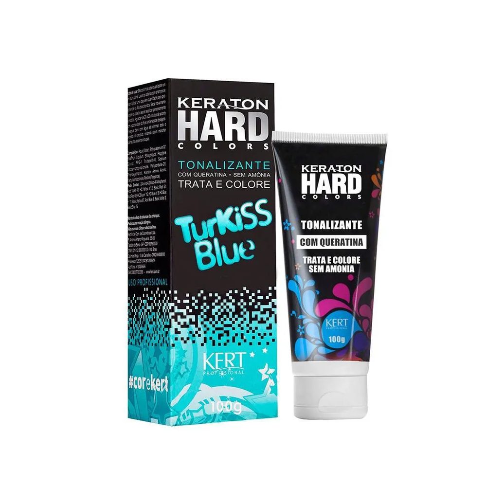 TONALIZANTE KERATON HARD COLOR TURKISS BLUE - 100G