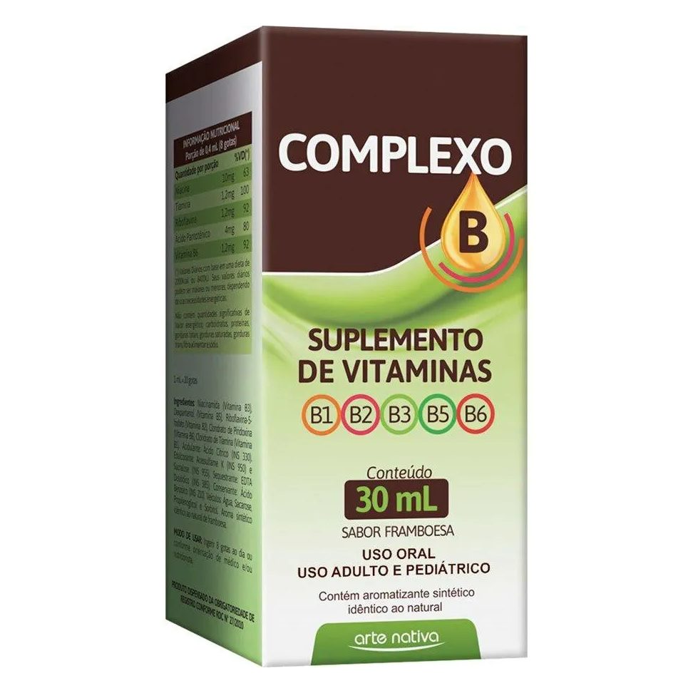 Complexo B Gotas 30Ml - Arte Nativa