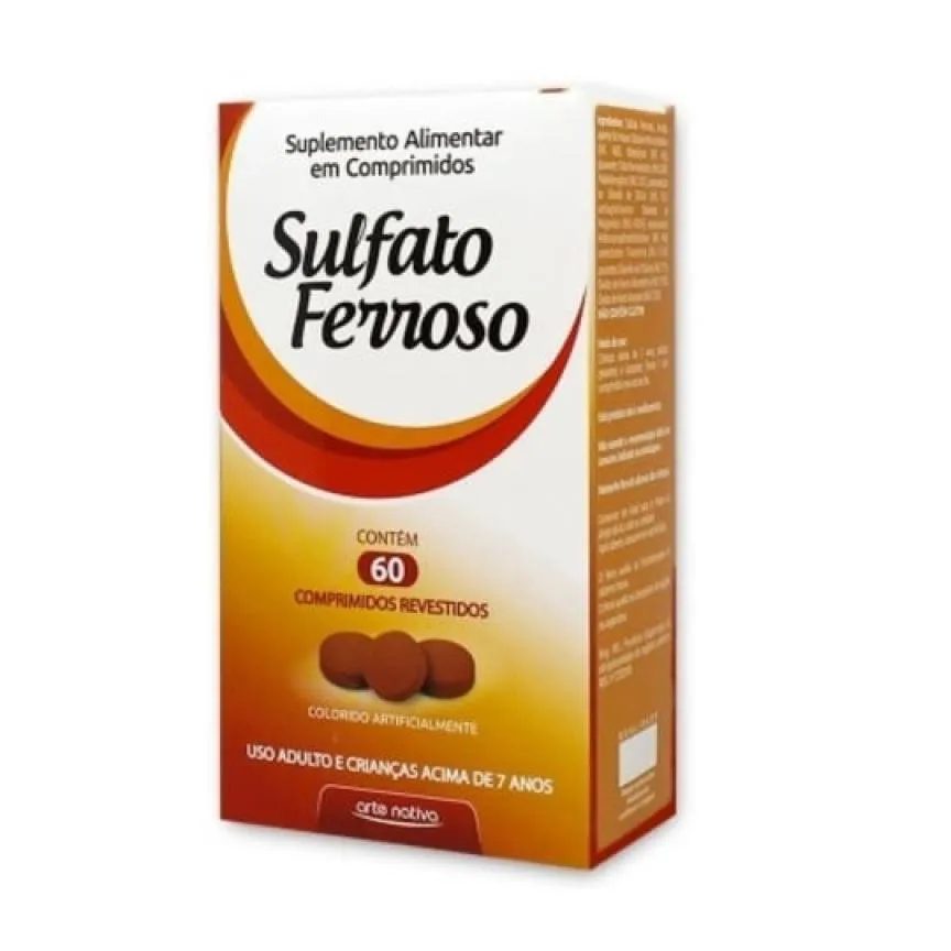 Sulfato Ferroso 270Mg C/60 comprimidos - Arte Nativa