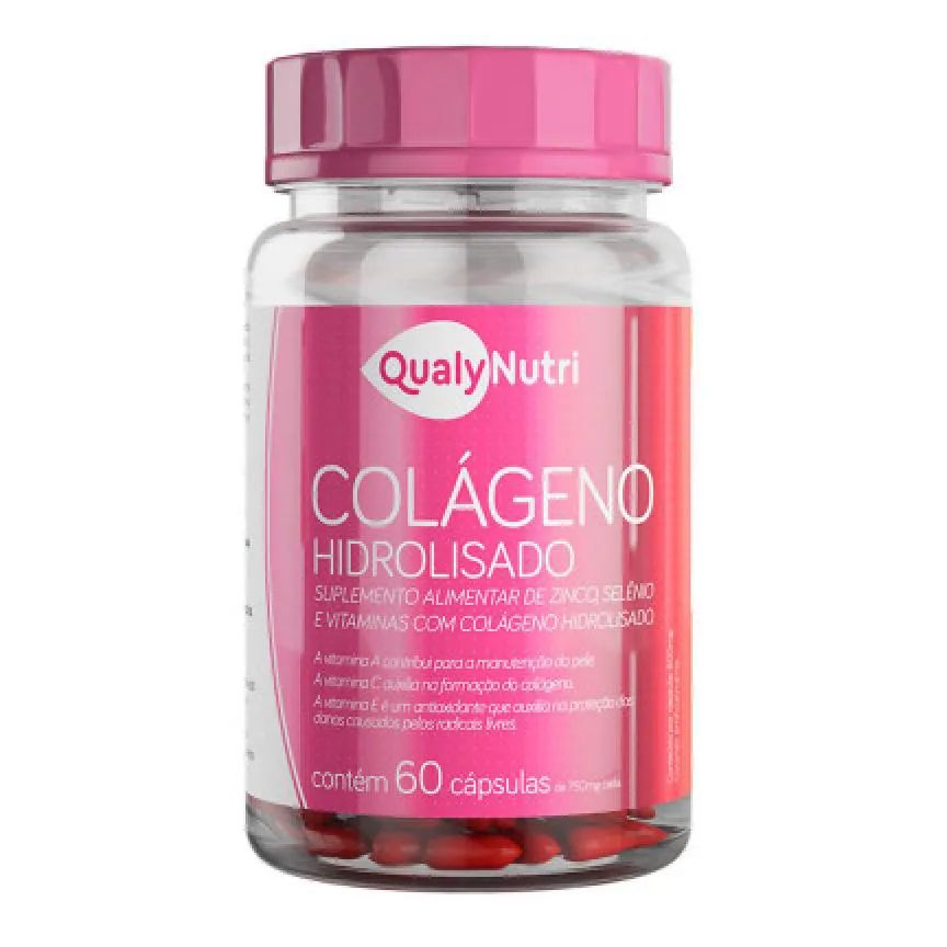 Colágeno Hidrolisado C/60 cápsulas - Qualy Nutri