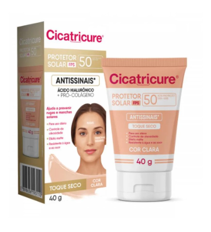 Protetor Solar Corporal Cicatricure Fps 50 Cor Clara 40g