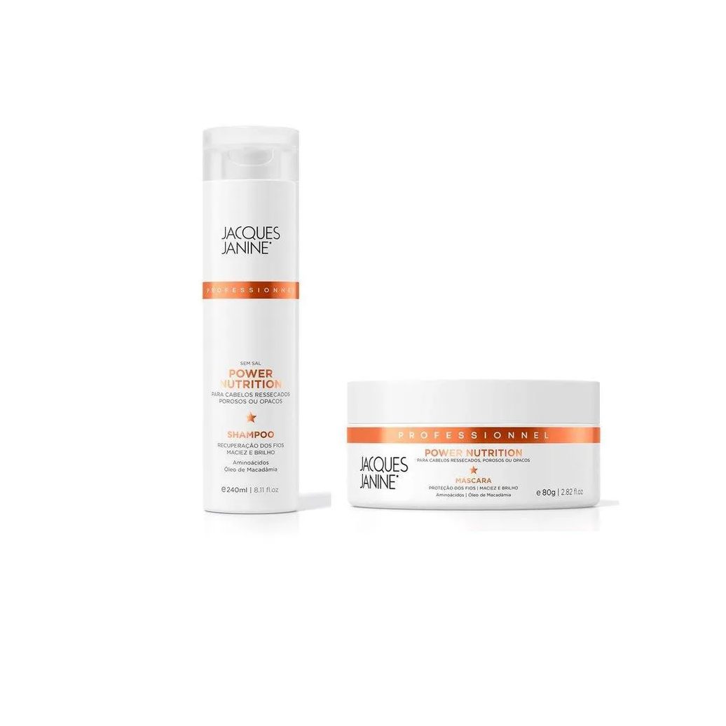 Kit Jacques Janine Nutrição - Shampoo 240ML + Mascara 80G