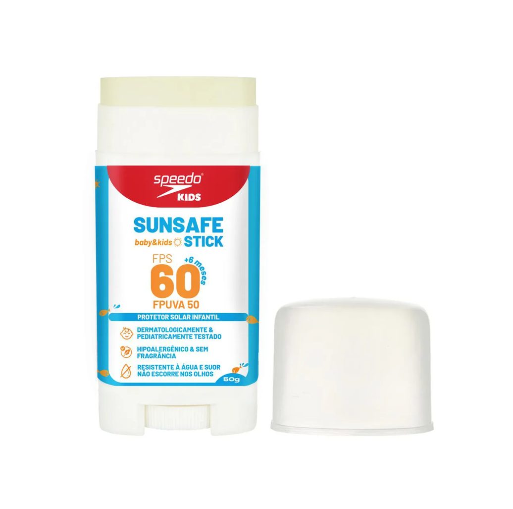Protetor Solar Bastão Speedo Infantil Sunsafe Stick Baby & Kids Fps60 50G – Pink Cheeks