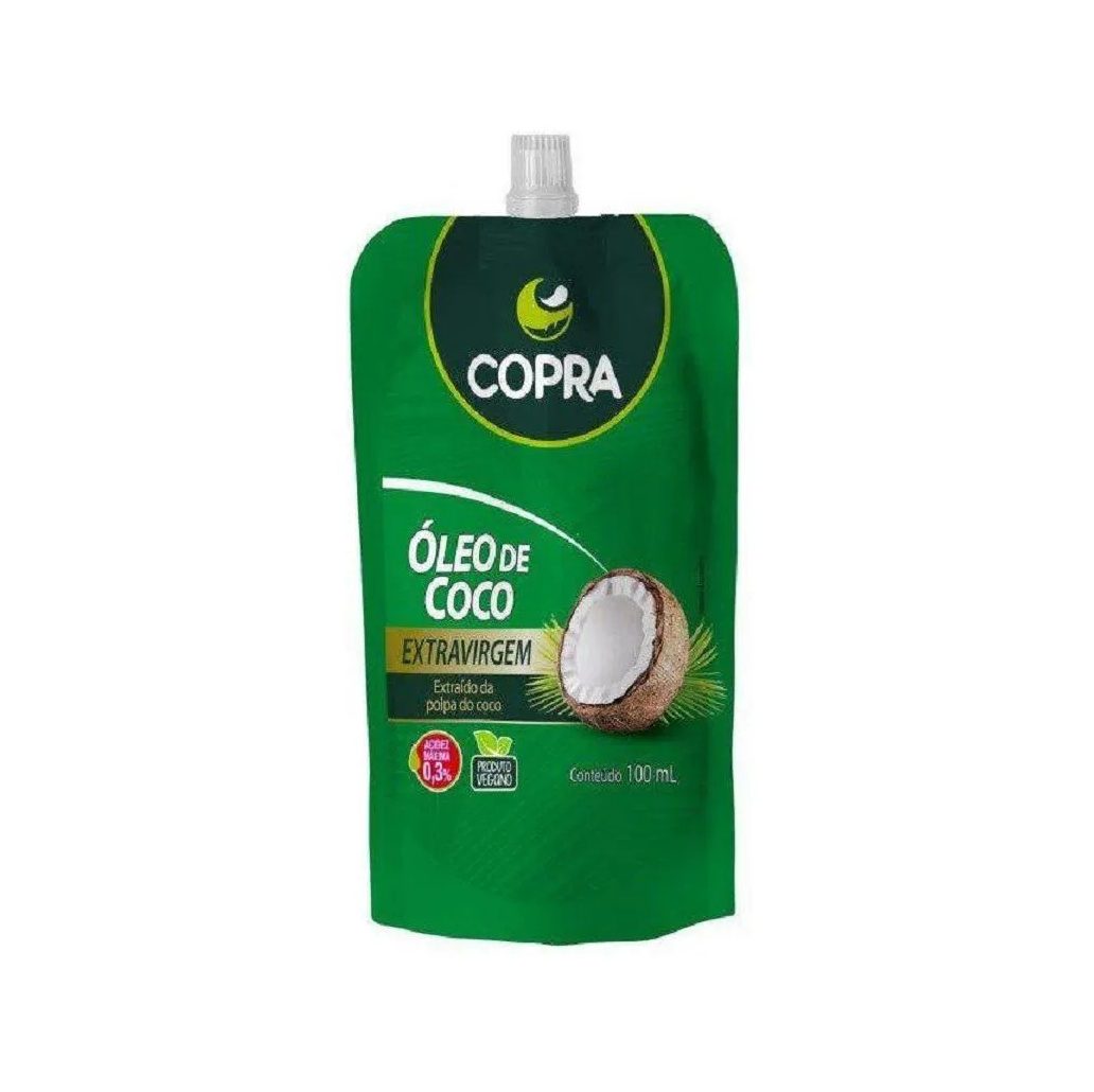 Óleo de Coco Extravirgem Stand Pouch (100ml) - Padrão: Único