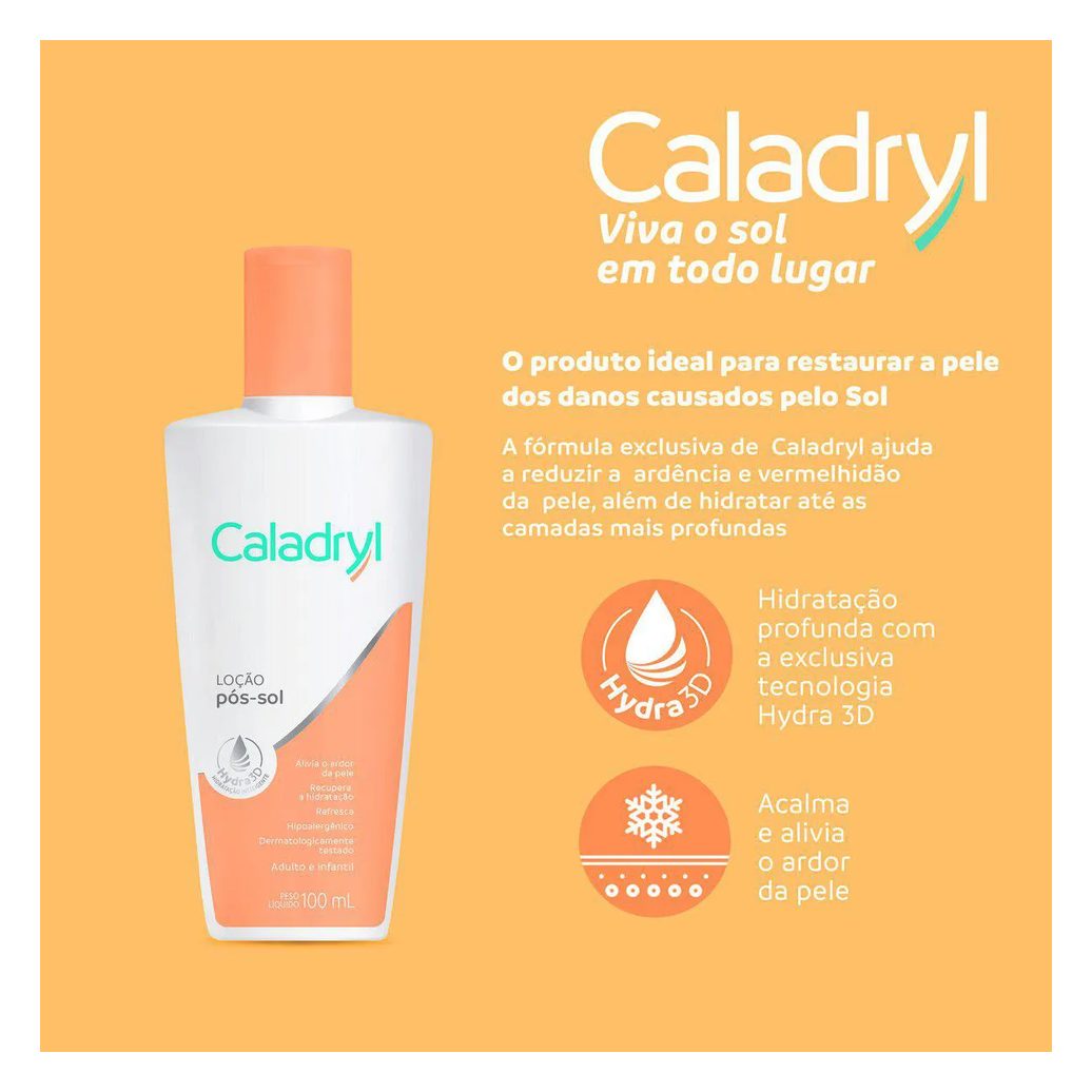 Loção Pós-Sol Caladryl 100ml