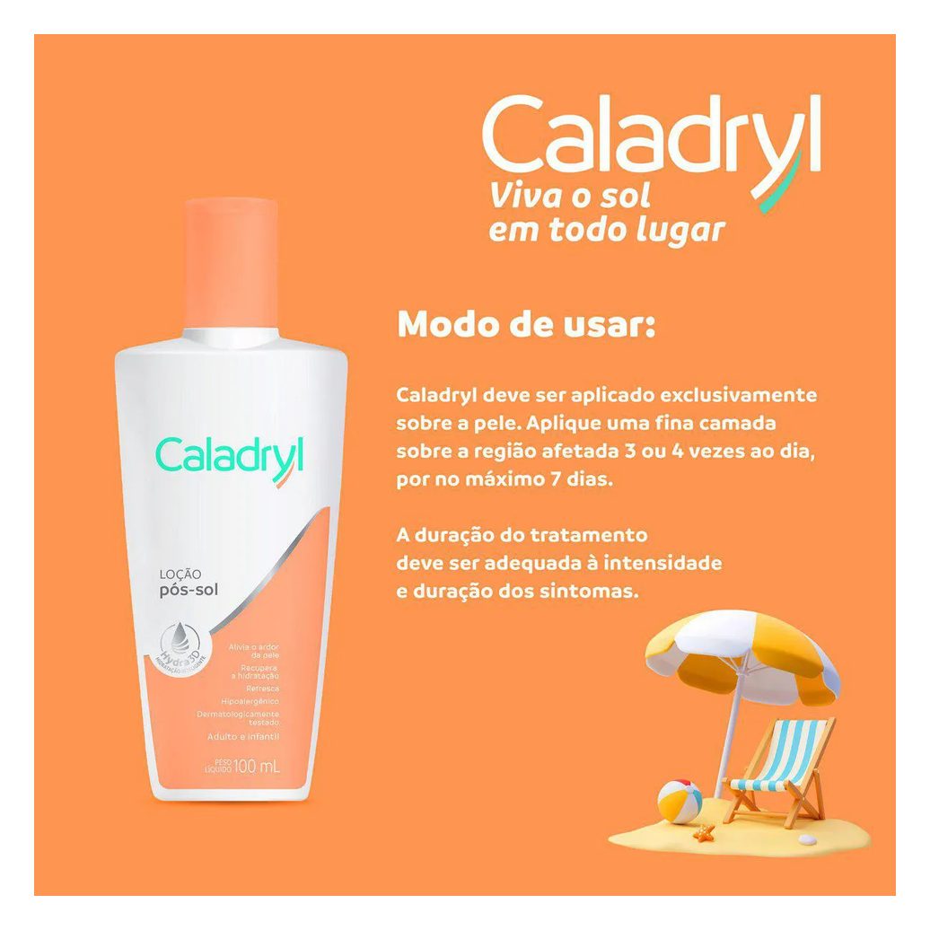 Loção Pós-Sol Caladryl 100ml
