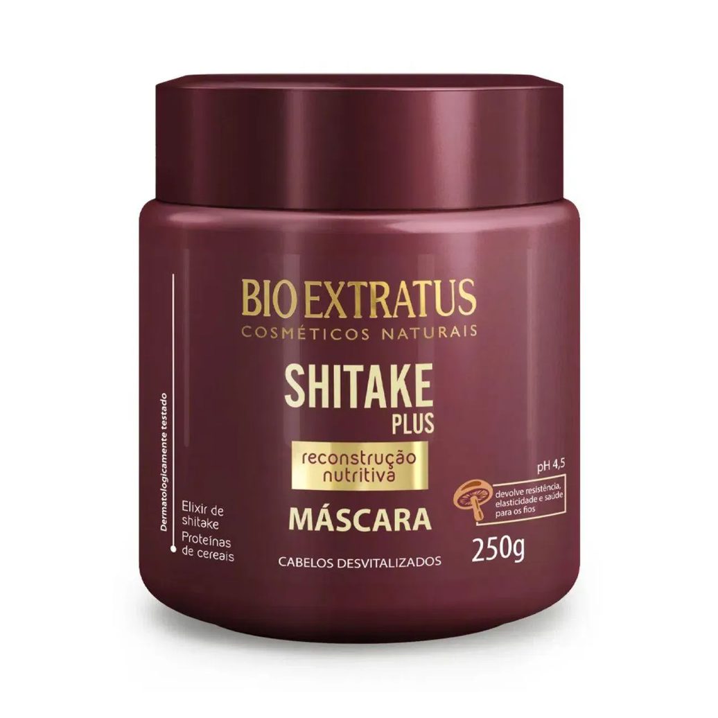 Máscara Capilar Shitake Plus 250g – Bio Extratus