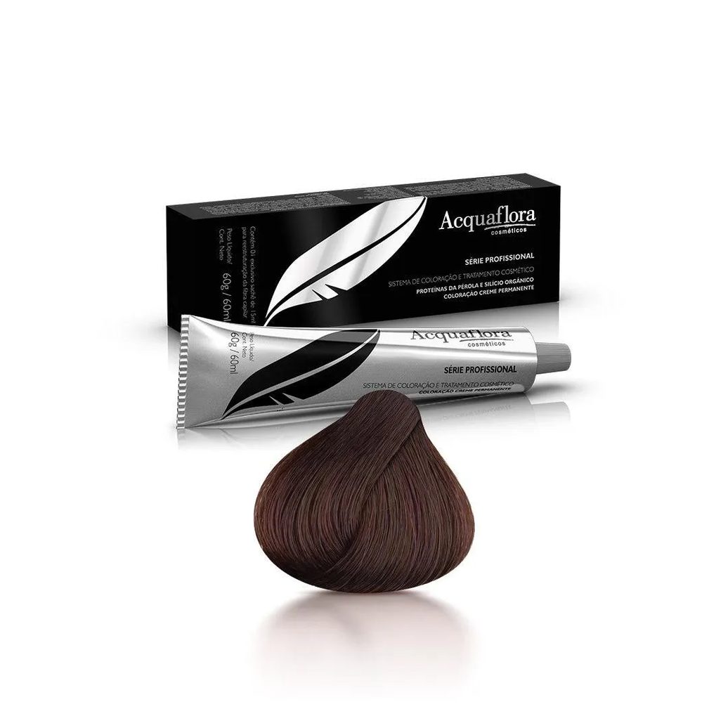 Tintura Acquaflora 4.77 Castanho Natural Marrom Intenso