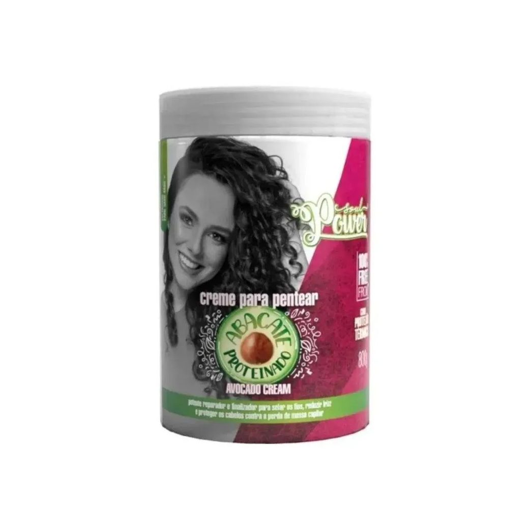 Creme para Pentear Beauty Color Abacate Avocado Cream Soul Power 800g