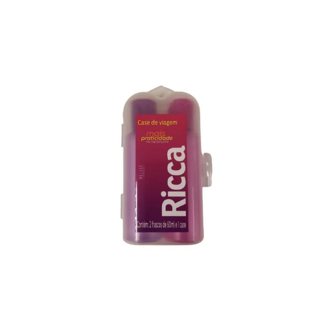 Kit Viagem Ricca Case C/2 Frascos