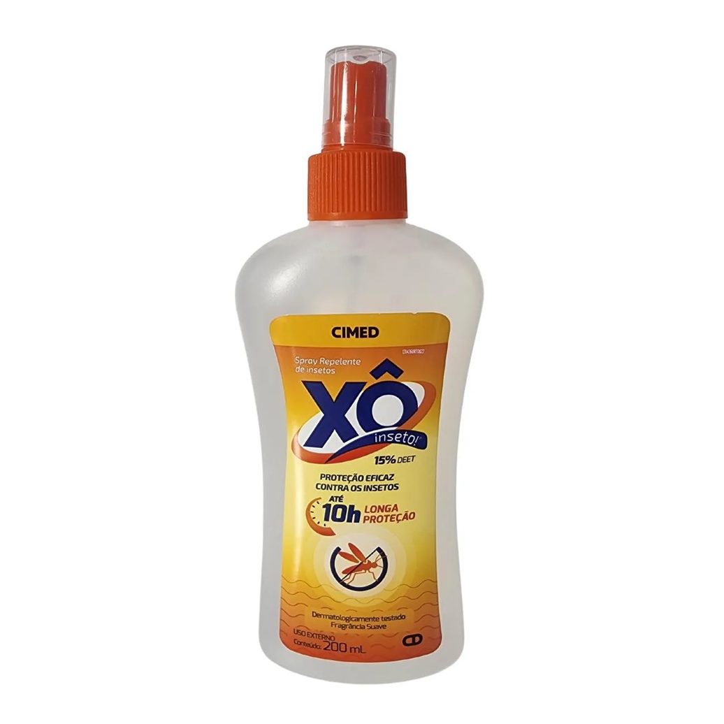 Repelente de Insetos Spray Xô Inseto! 15% Deet Cimed 200ml