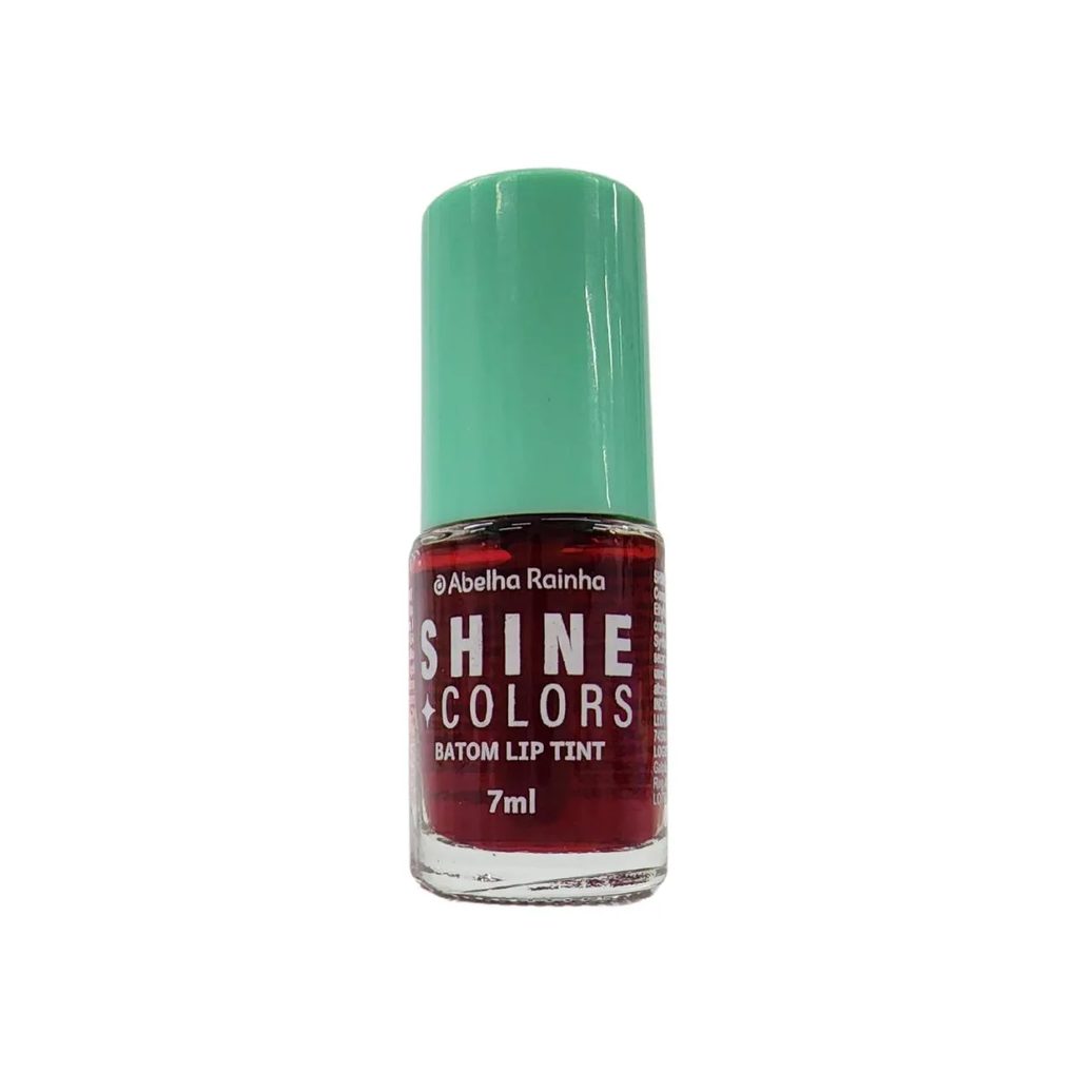 Batom Lip Tint Vermelho da Vez Shine Colors Abelha Rainha 7ml