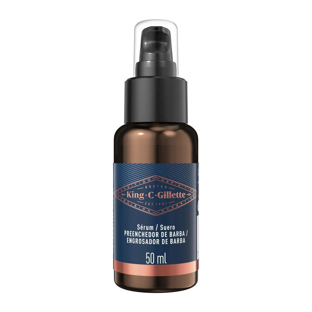 Sérum Preenchedor de Barba King C. Gillette 50ml