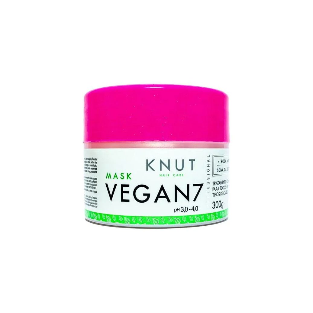 Máscara Hidratação Capilar Vegan7 Knut 300ml