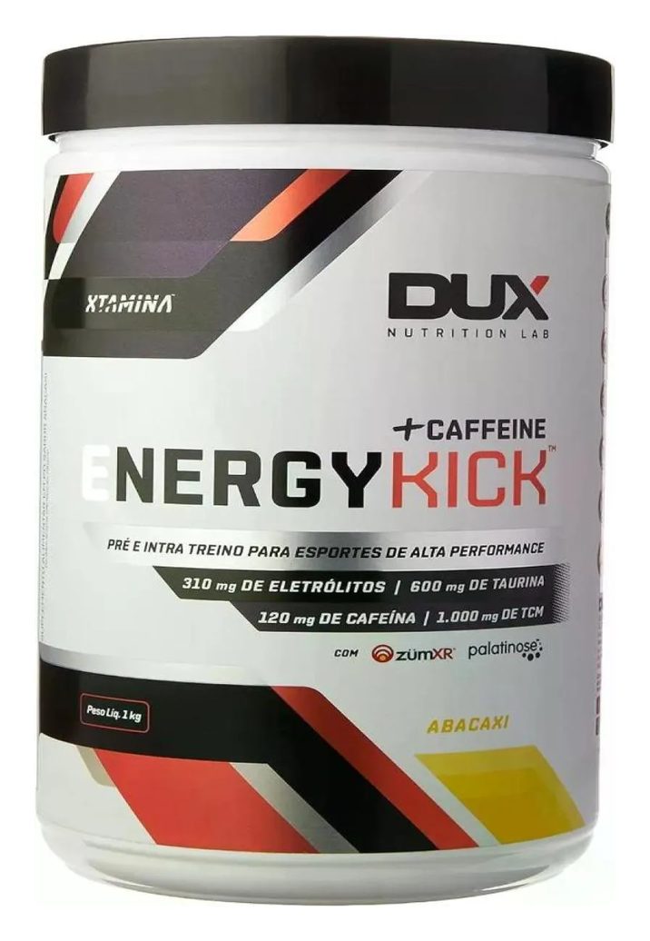 Pré e Intra Treino Dux Nutrition Energy Drink +caffeine Abacaxi 1kg