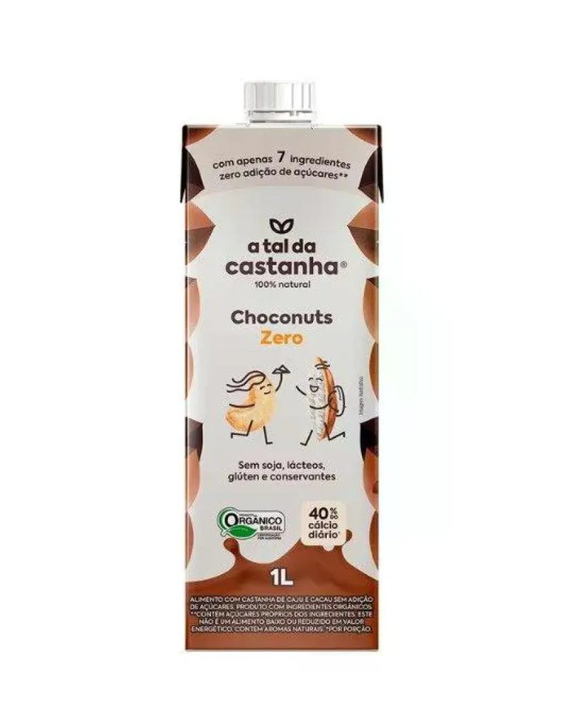 Bebida Vegetal A Tal da Castanha Choconuts Zero 1l