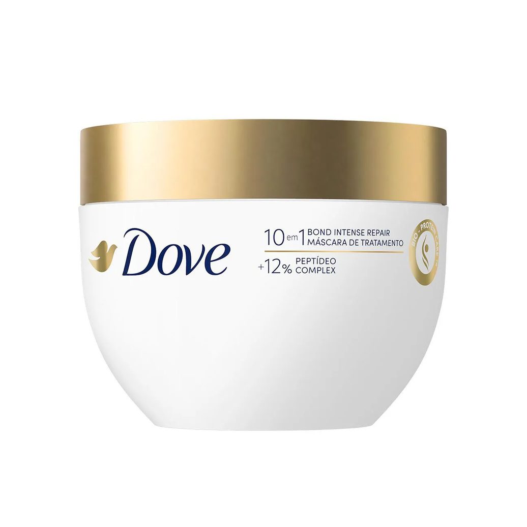 Kit Dove Bond Intense Repair Shampoo Petídeo Complex + Condicionador + Máscara de Tratamento + Óleo Sérum Bifásico Finalizador