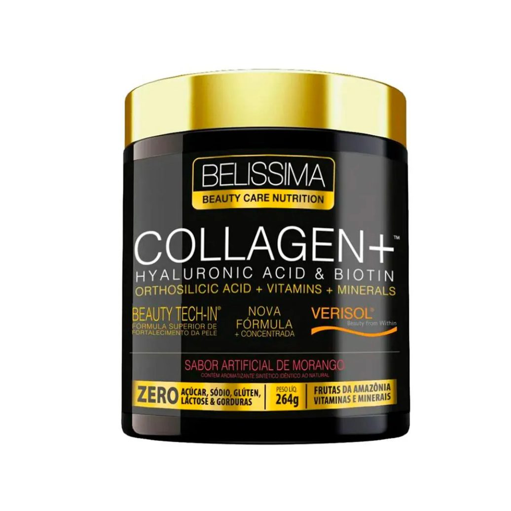 Colágeno Belíssima Collagen Plus Morango 264g