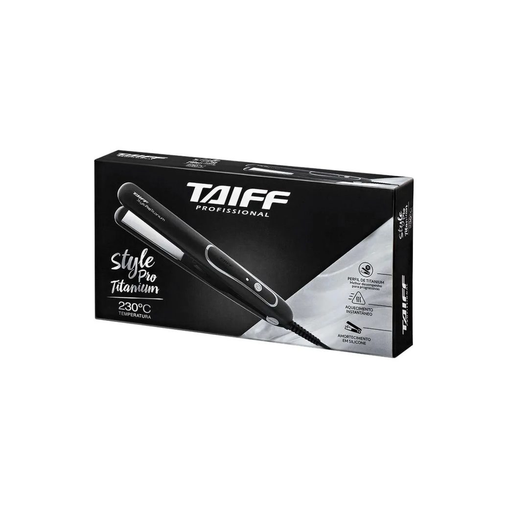 Taiff Style Pro Titanium Bivolt - Prancha de Cabelo