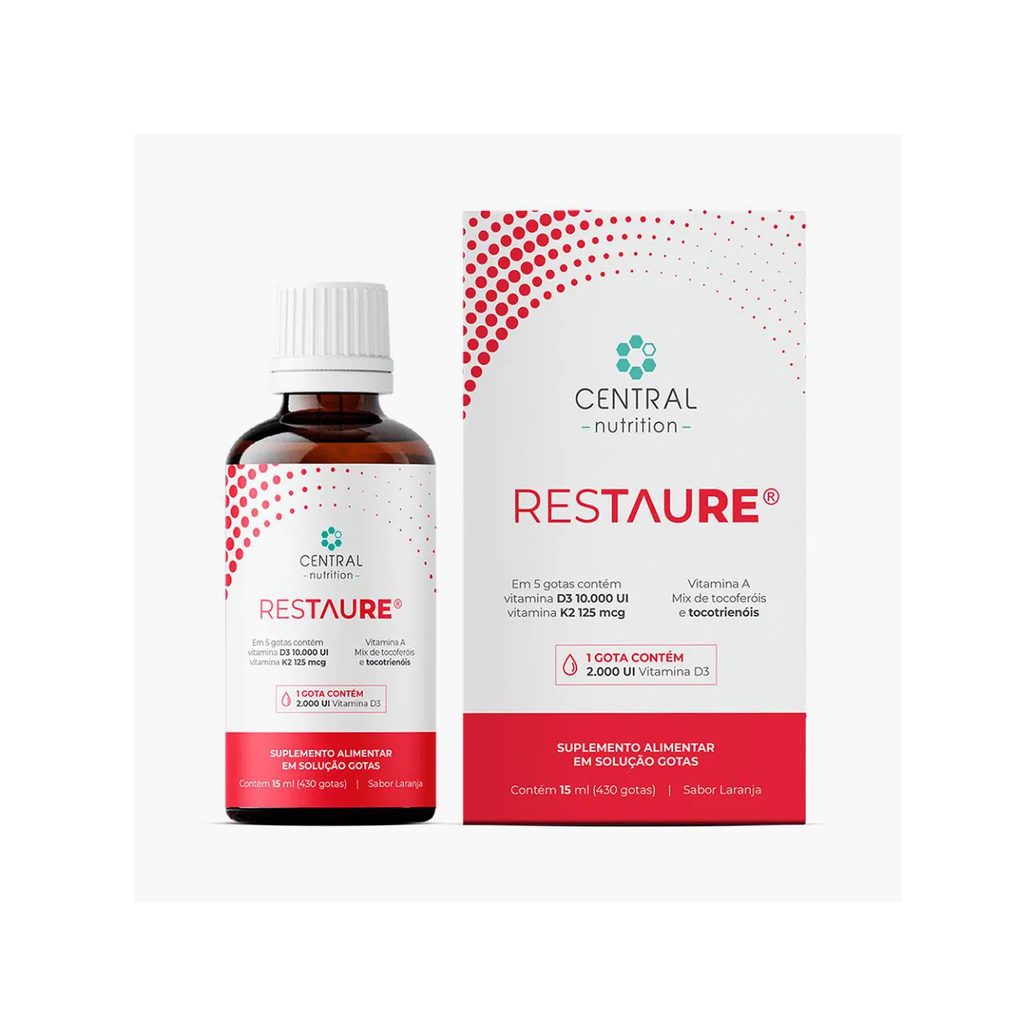 Restaure 430 Gotas Vitaminas A D E E K Central Nutrition