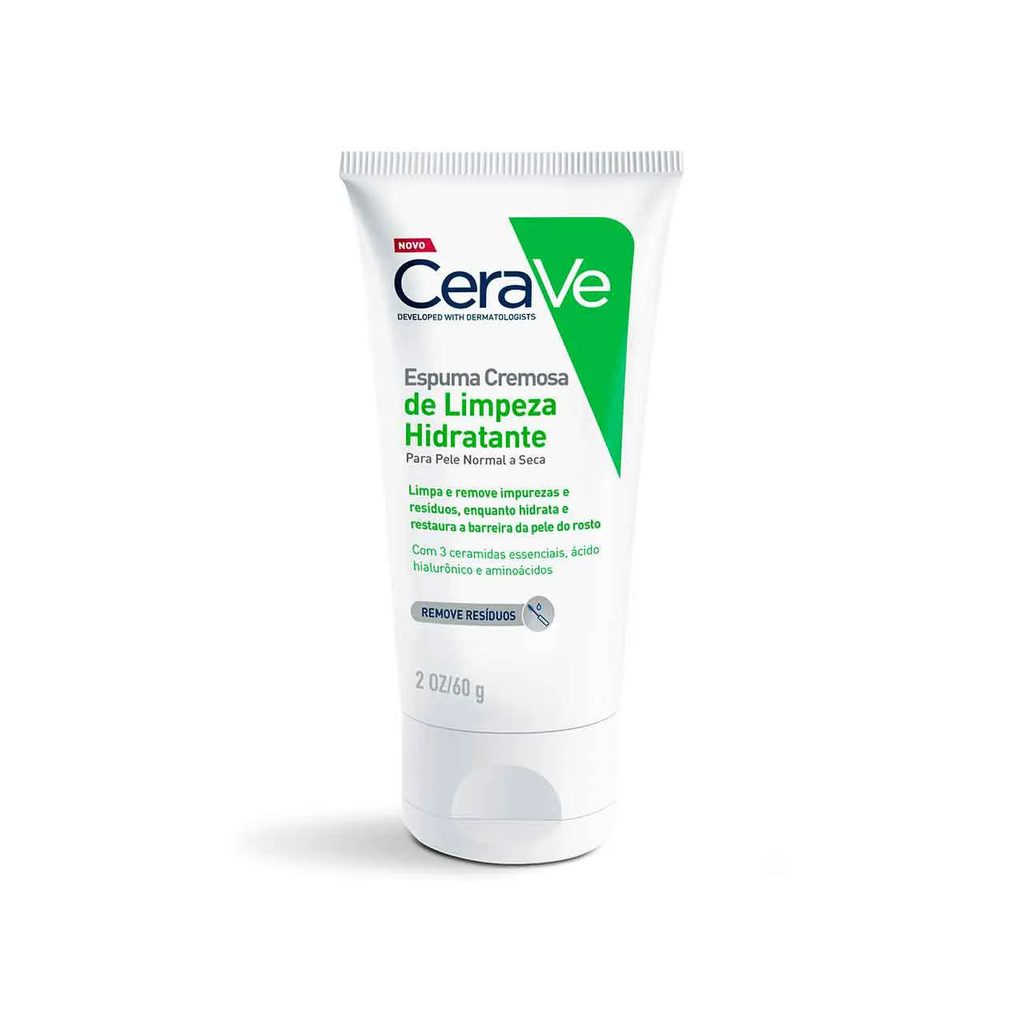 Espuma Cremosa de Limpeza Hidratante Cerave Sem Perfume 60g